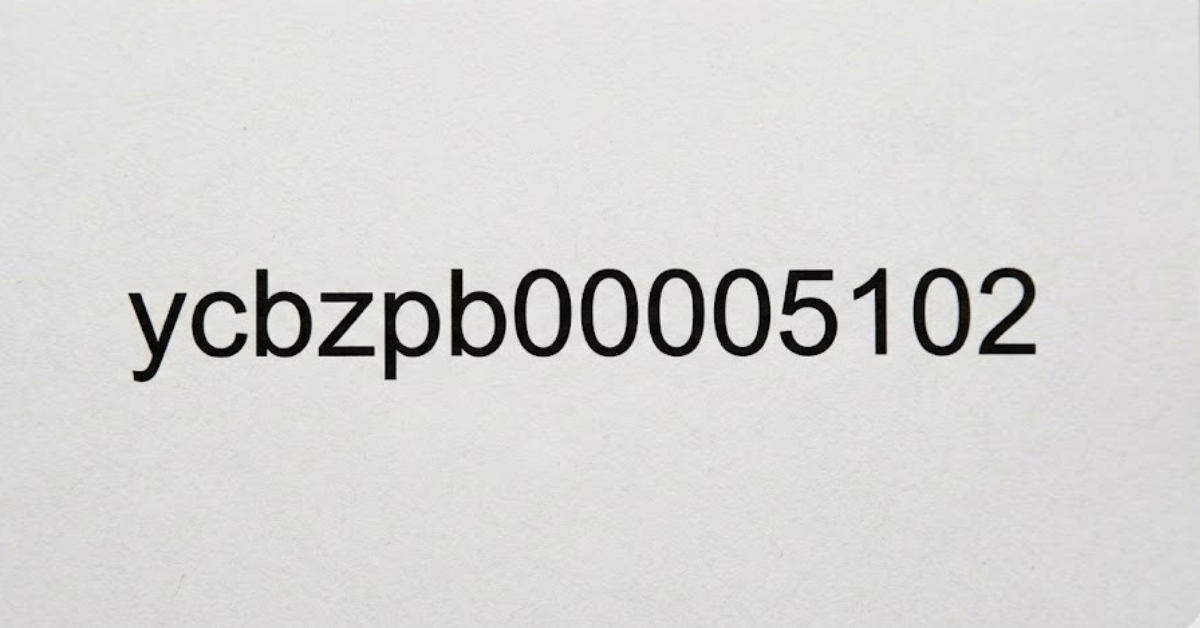 YCBZPB00005102: Meaning, Uses, and Practical Guide