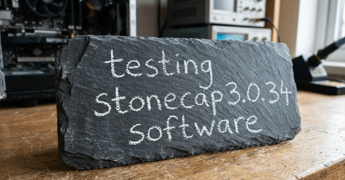 Testing Stonecap3.0.34 Software: A Practical Guide