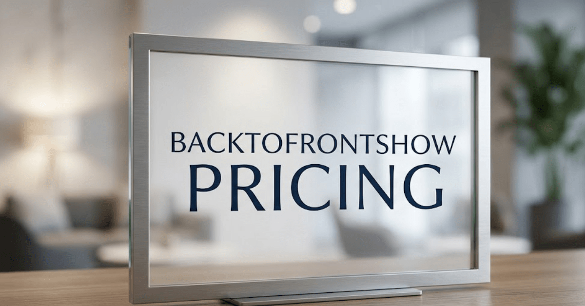 Backtofrontshow Pricing: Complete Guide & Insights