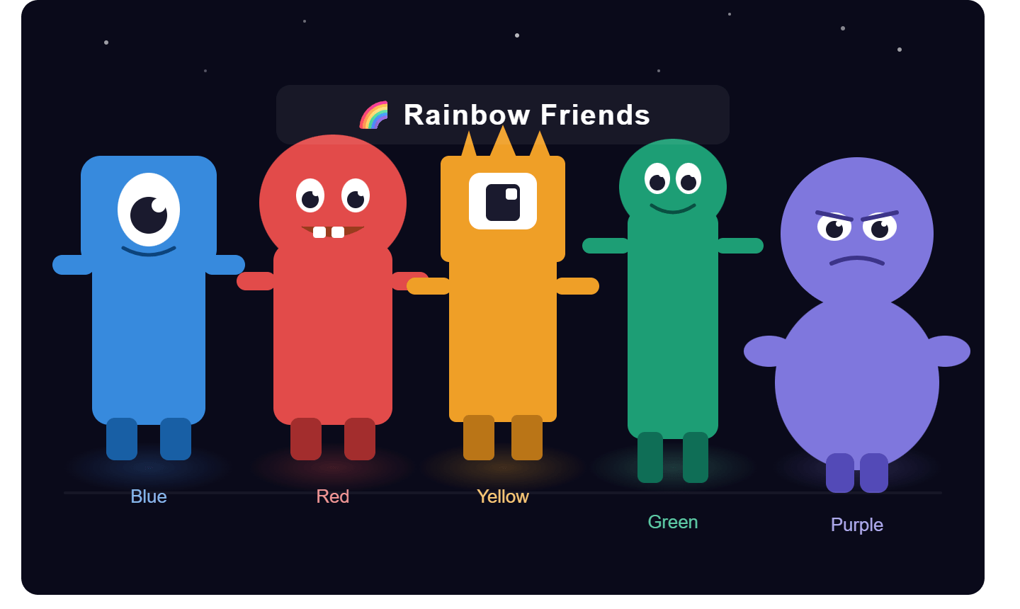 Rainbow Friends Guide: Meet All Characters, Colors, and Fun Facts!
